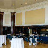 wide shot of event center